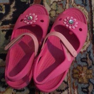 Toddler Girls crocs size 12